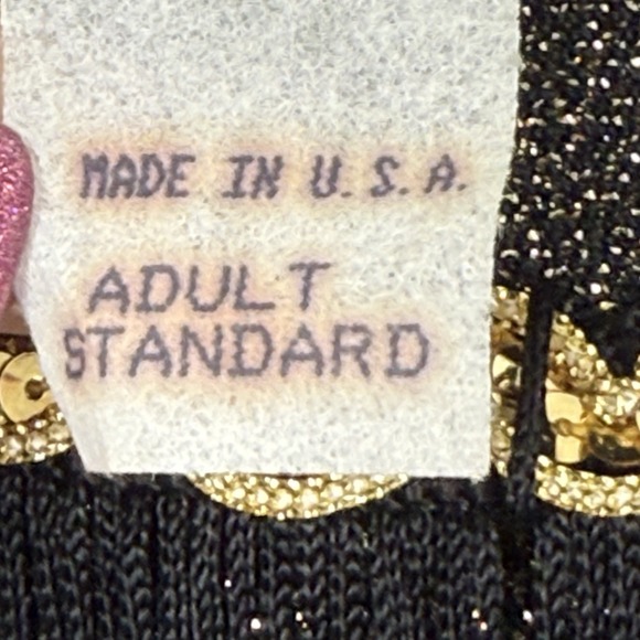 Vintage Black And Gold Sequin Fringe Flapper Halloween Theater Dress‎ - Picture 4 of 5